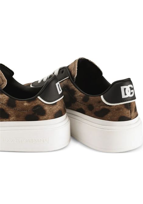 Sneakers con stampa leopardata DOLCE & GABBANA KIDS | D11391 AP285HY13M